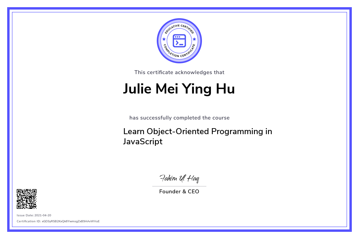 stanford algorithms certificate 